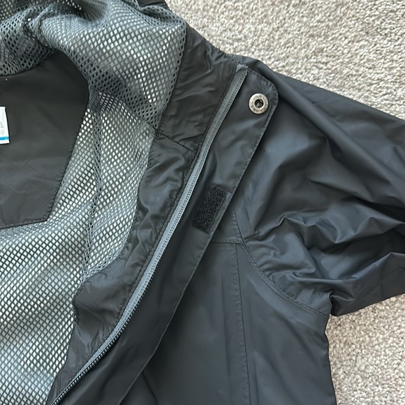 Kids Columbia Rain Jacket - Large 14/16 - Picture 6 of 7